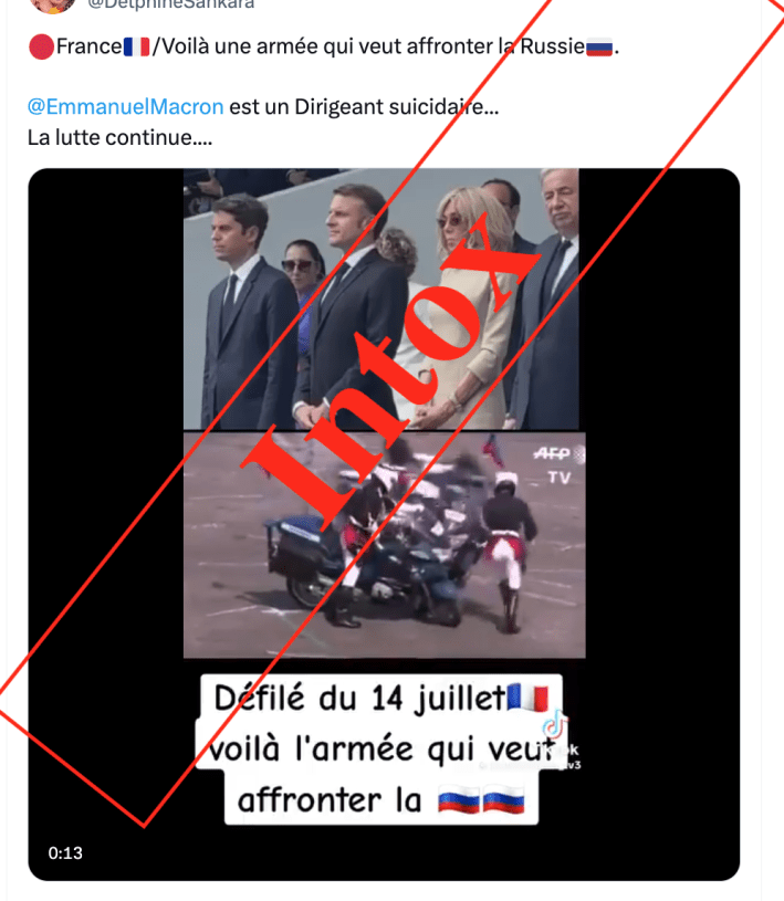 Attention, ce défilé de l’armée française n’est pas de 2024