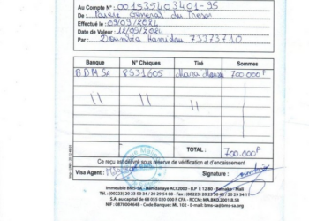 Moussa Mara a reversé ses indemnités d’août au Trésor public.