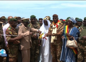 Inauguration du camp militaire de San : Le Colonel Sadio Camara promet que la reconquête de l’entièreté de notre territoire national se fera dans les meilleurs délais