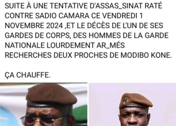 Faux : Sadio Camara, ministre de la Défense au Mali n’a pas été victime d’une tentative d’assassinat