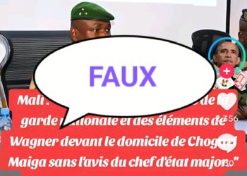 Faux : Il n’existe aucune tension entre des soldats pro-Choguel et pro-Assimi Goïta au Mali