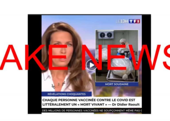 Cette vidéo attribuée à TF1 sur le vaccin contre le Covid-19 est générée par IA